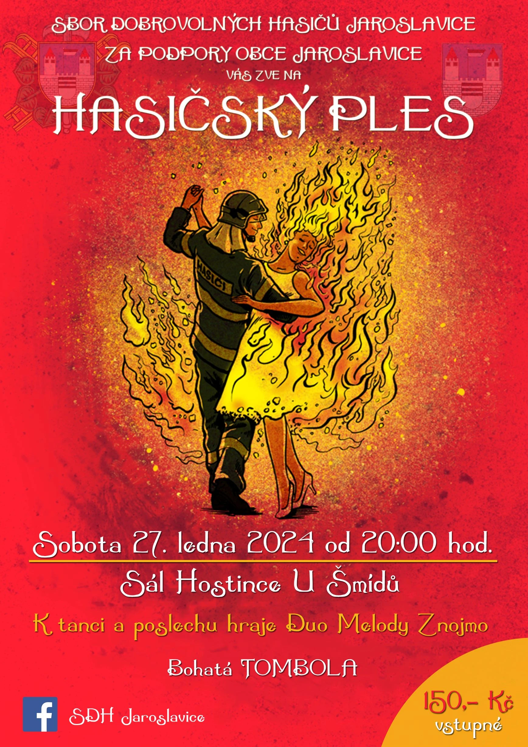 Hasičský ples Jaroslavice